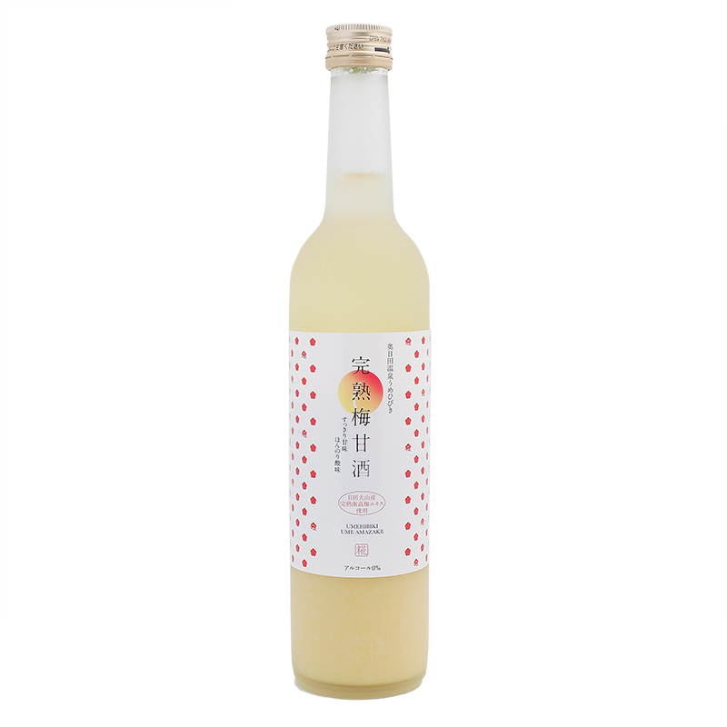奥日田温泉 うめひびき 完熟 梅 甘酒 500ml 兼用箱 高級 ギフト ノン