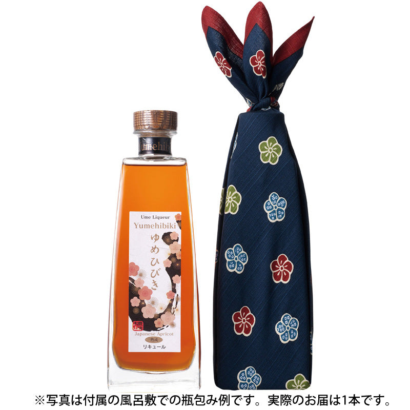 梅酒 樽仕込 ゆめひびき 500ml 風呂敷包み  鶯宿梅 熟成梅酒 高級梅酒 贈り物