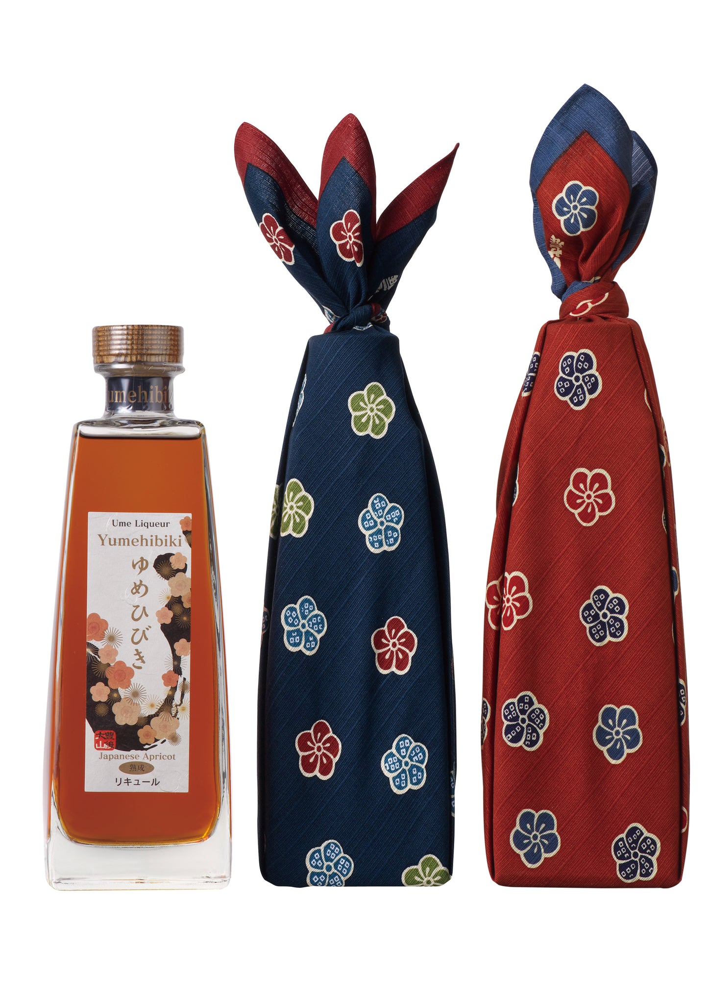 梅酒 樽仕込 ゆめひびき 500ml 風呂敷包み  鶯宿梅 熟成梅酒 高級梅酒 贈り物