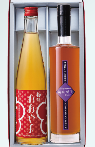 梅花爛漫プレミアム 500ml 梅酒おおやま 500ml 各１本 ギフト箱入 ギフト プレゼント