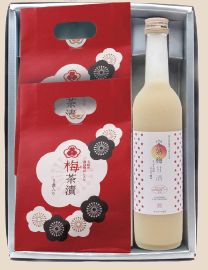 梅茶漬け 5食入り×2 完熟 梅 甘酒 500ml ギフト箱入 ギフト プレゼント