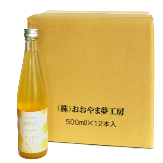 樹上完熟梅飲料 vibratoビブラート(500ml)1ケース12本入 化粧箱なし  お得なケース販売