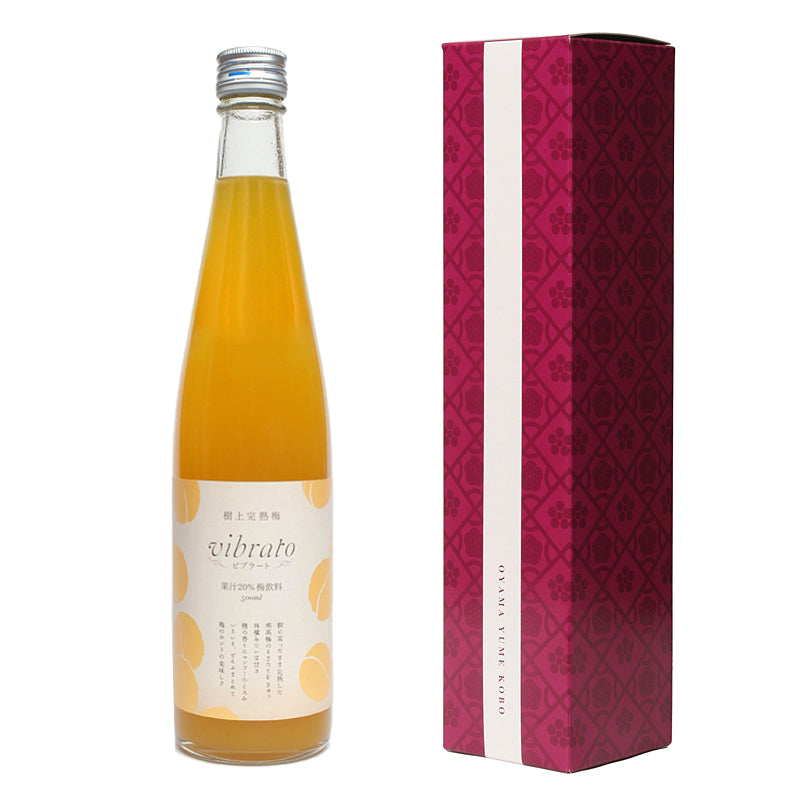 樹上完熟梅 vibrato ビブラート 梅 ドリンク 500ml 兼用箱 高級 ギフト