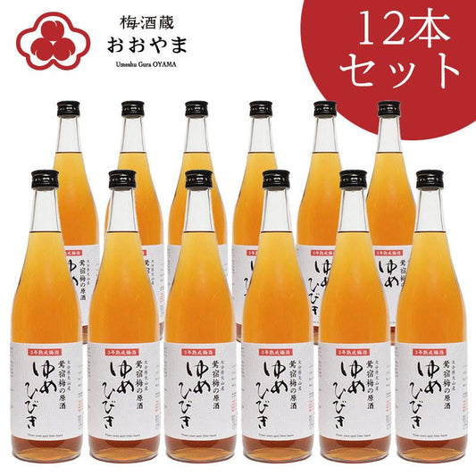 熟成梅酒 ゆめひびき 720ml 1ケース 12本入  化粧箱なし 梅酒 鶯宿梅 お得なケース販売