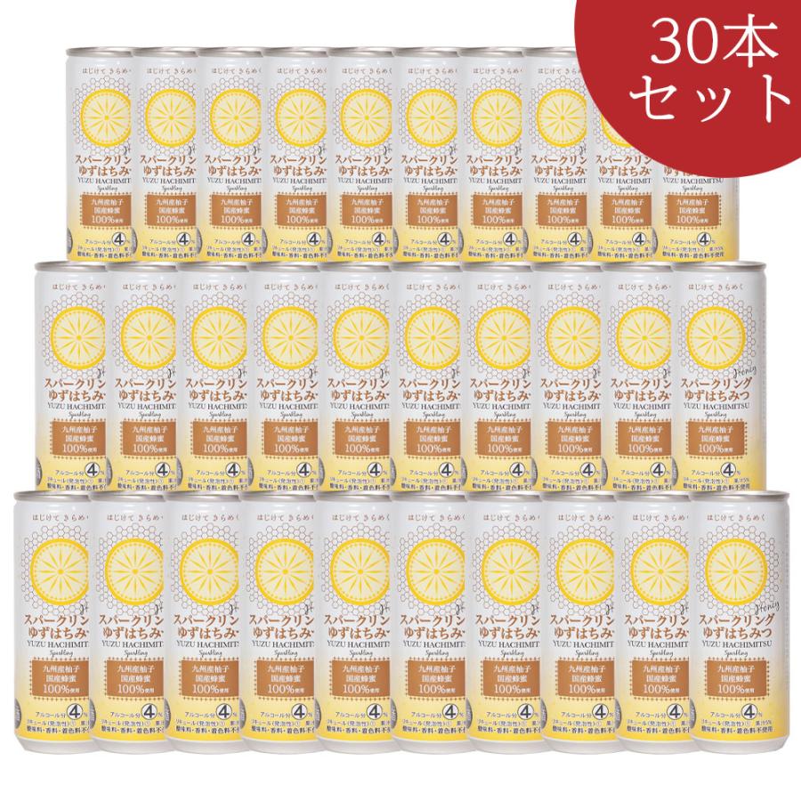 スパークリングゆずはちみつ 250ml １ケース 30本入り  お得なケース販売