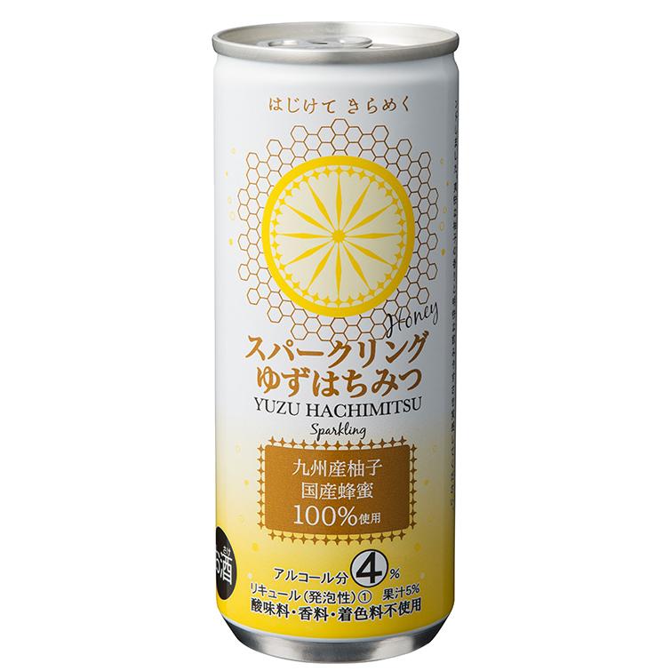 スパークリングゆずはちみつ 250ml １ケース 30本入り  お得なケース販売