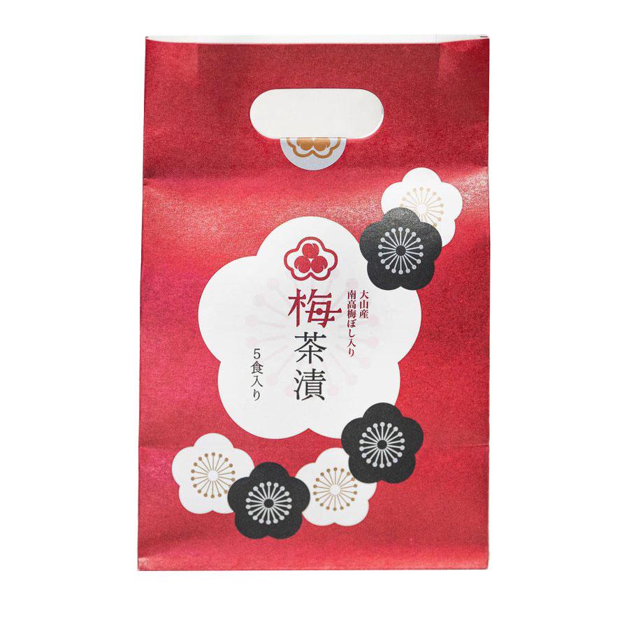 梅茶漬 (5食入り) 大山産 南高梅ぼし入り プレゼント – 梅酒蔵おおやま