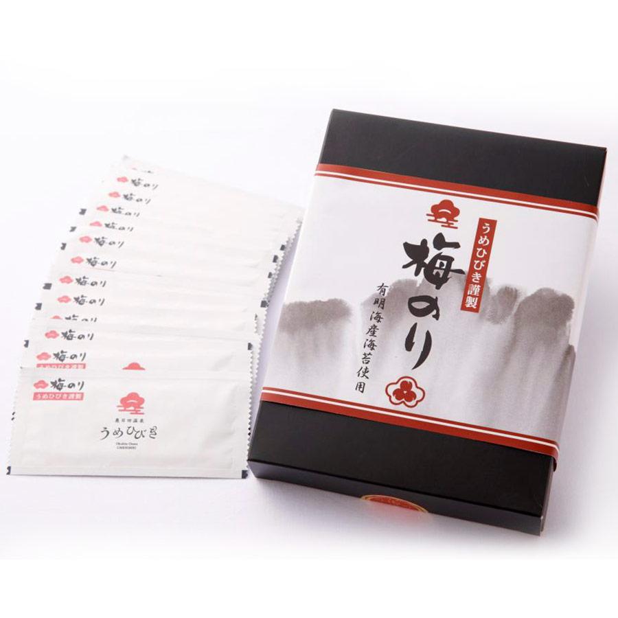 奥日田温泉うめひびき謹製 梅のり 10切3枚入×13束