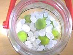 梅酒の作り方:梅、氷砂糖